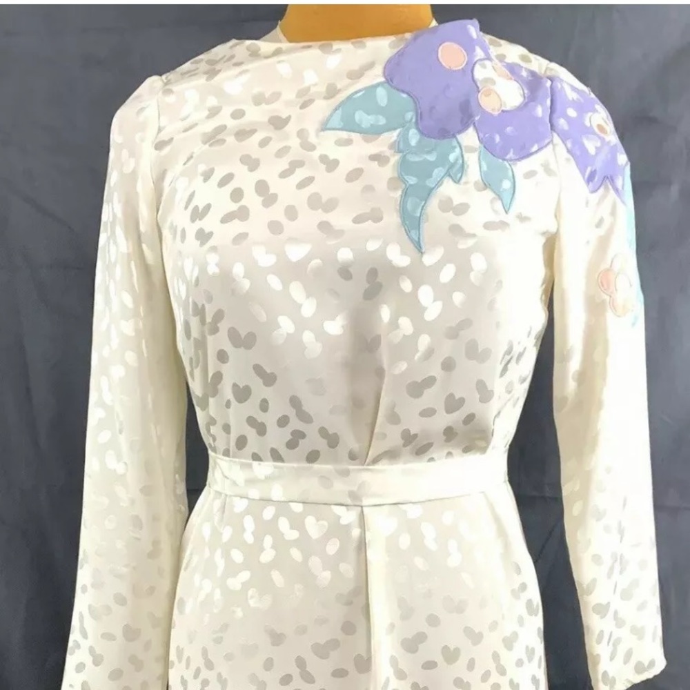 P.C.F. Petites Hal Ferman Vintage Silk Dress.